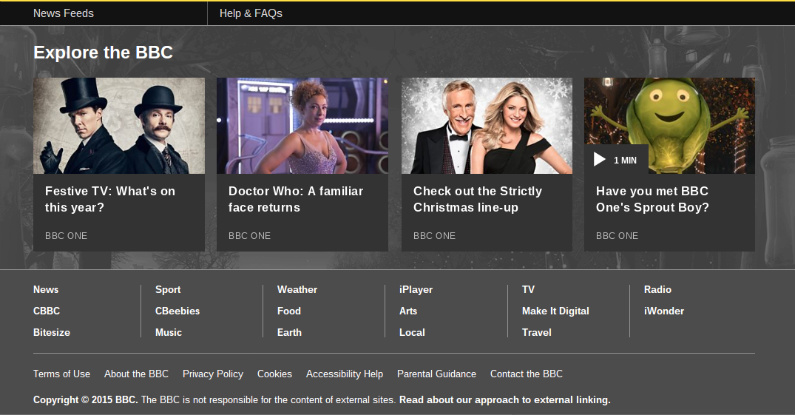 BBC Footer