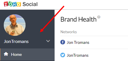 Zoho Social Brand Changer