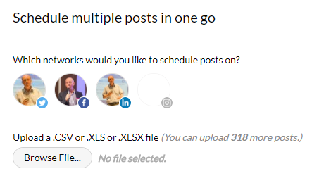 Zoho Social Bulk Post